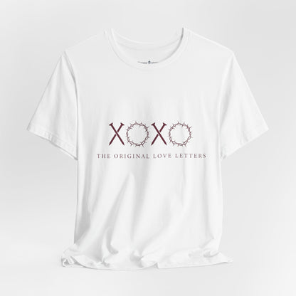 XOXO Floral Tee — "The Original Love Letters" Valentine's Graphic T-Shirt