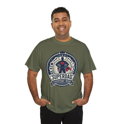 Superdad Everyday Hero T-Shirt — Father’s Day Retro Superhero Tee