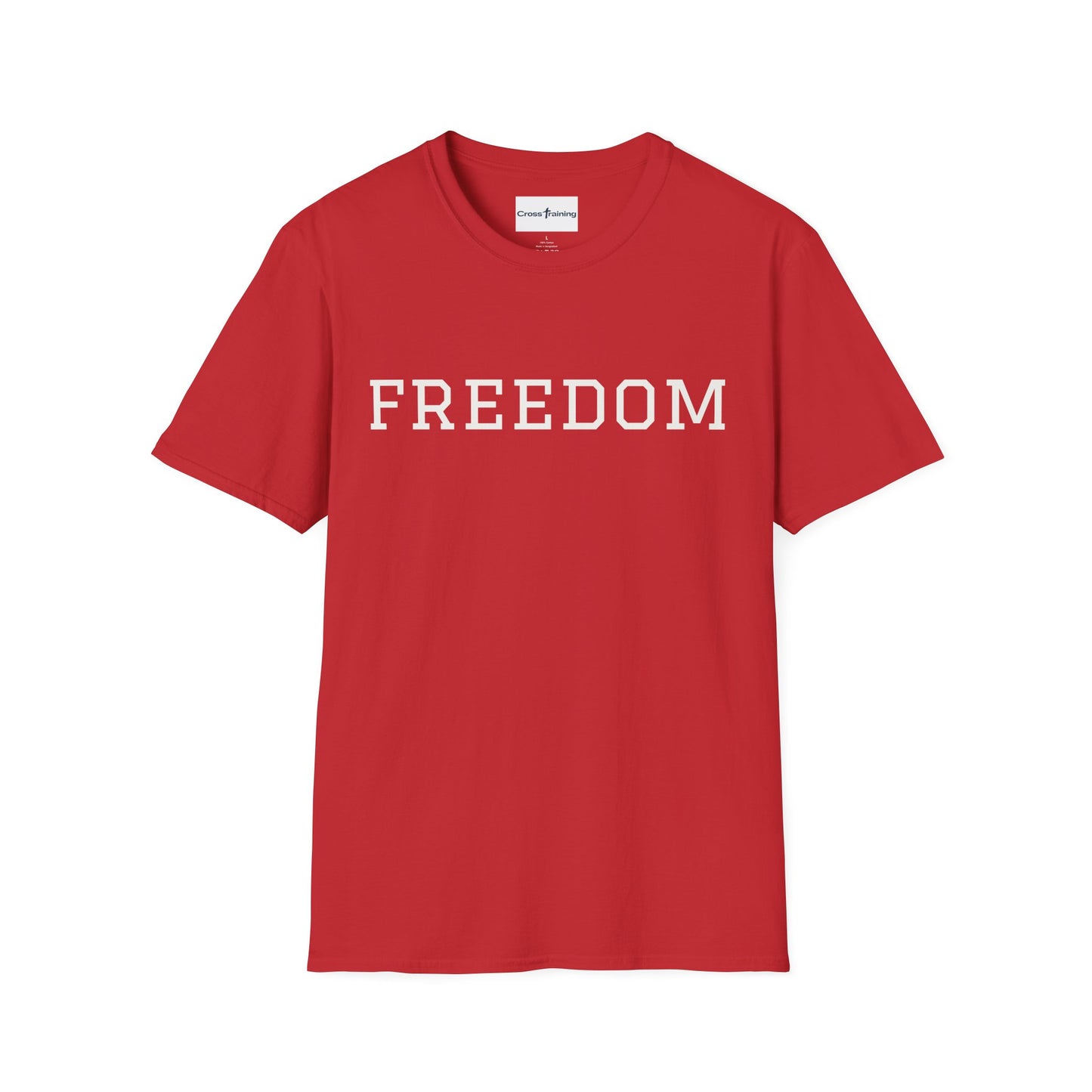 Freedom & Faith Unisex T-Shirt, Inspirational Tee, Casual Wear, Christian Apparel, Great for Everyday Use