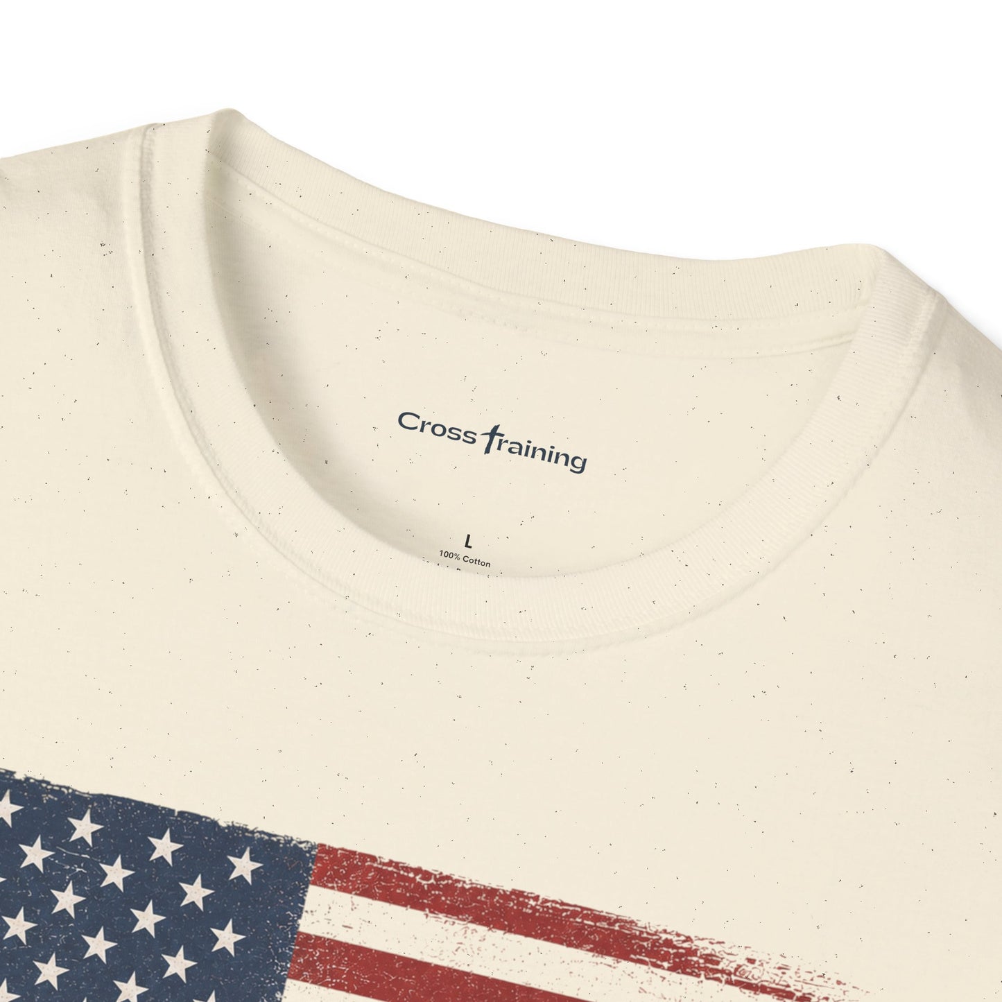 250th Anniversary Flag T-Shirt — "Blessed Is The Nation" Patriotic Tee