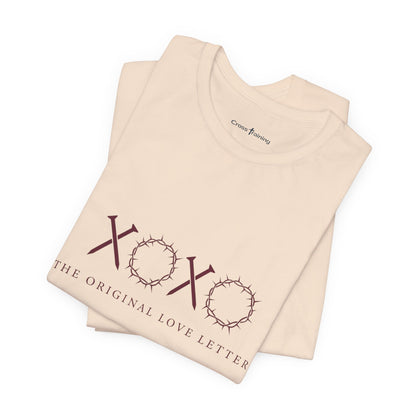 XOXO Floral Tee — "The Original Love Letters" Valentine's Graphic T-Shirt