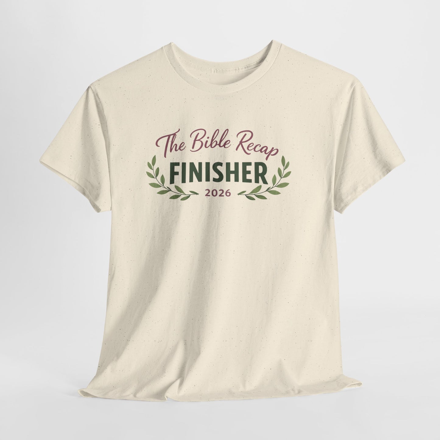 Bible Recap Finisher 2026 T-Shirt — Faith Journey Graduation Tee