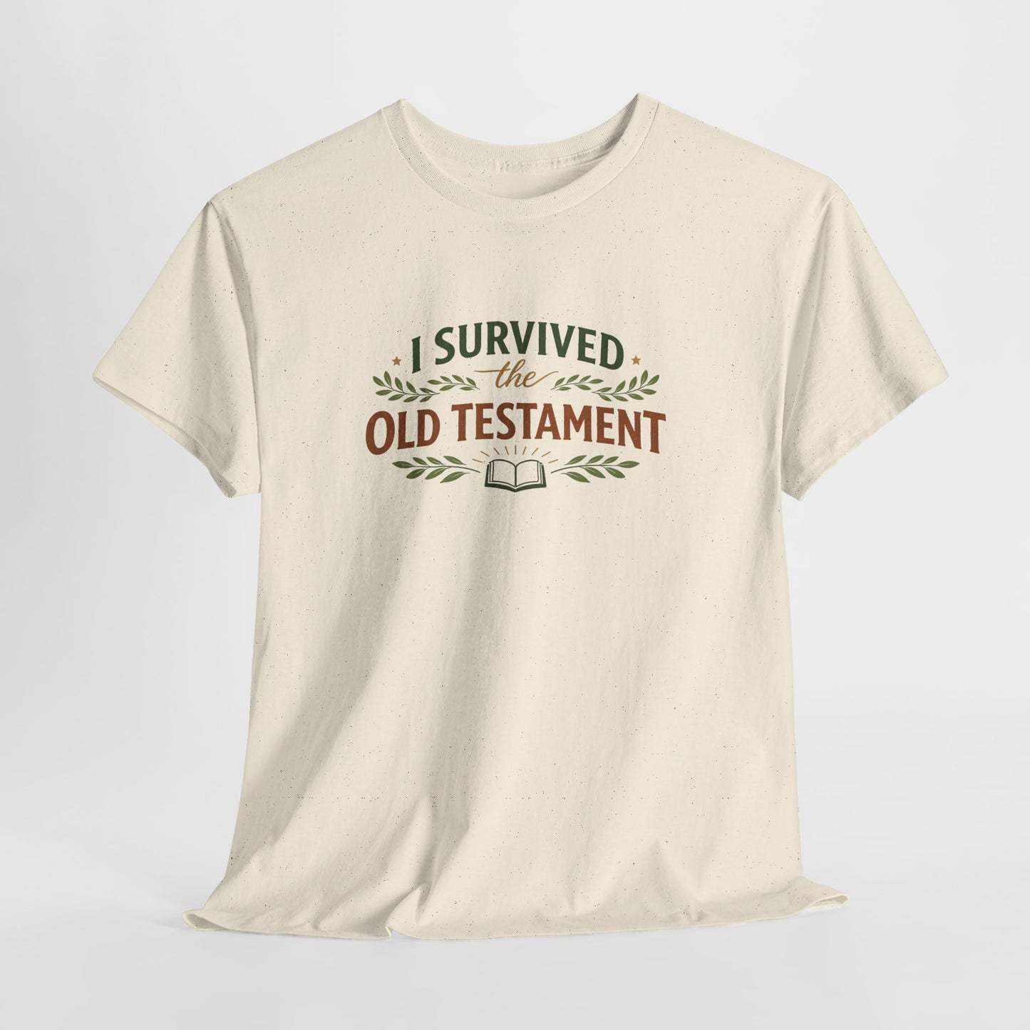 I Survived the Old Testament Tee – Funny Christian Bible Study Shirt