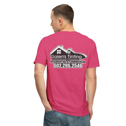 Christian Faith T-Shirt — "I am the sinner whom Jesus died for & kept" Pink Tee