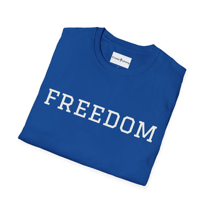 Freedom & Faith Unisex T-Shirt, Inspirational Tee, Casual Wear, Christian Apparel, Great for Everyday Use