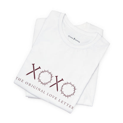 XOXO Floral Tee — "The Original Love Letters" Valentine's Graphic T-Shirt