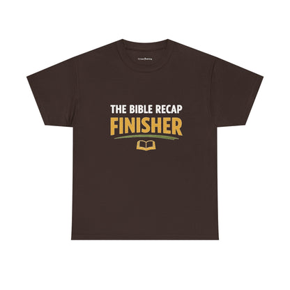 Bible Recap Finisher Tee – Christian Study Graduation Shirt