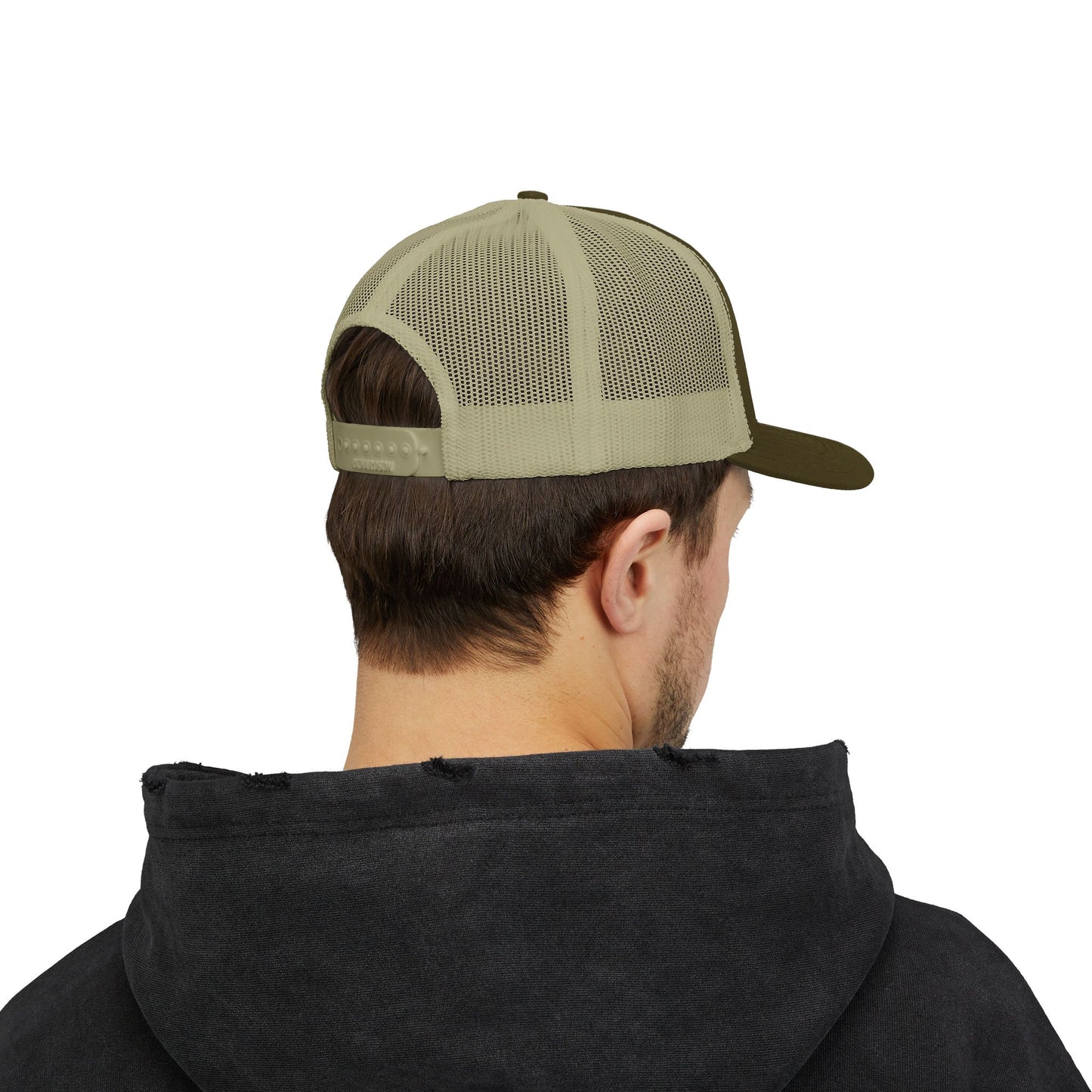 Embroidered Faith Retreat Trucker Cap — 'Faithful God' Family Ministry Snapback
