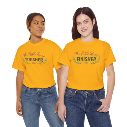 Bible Recap Finisher 2026 T-Shirt — Faith Journey Graduation Tee