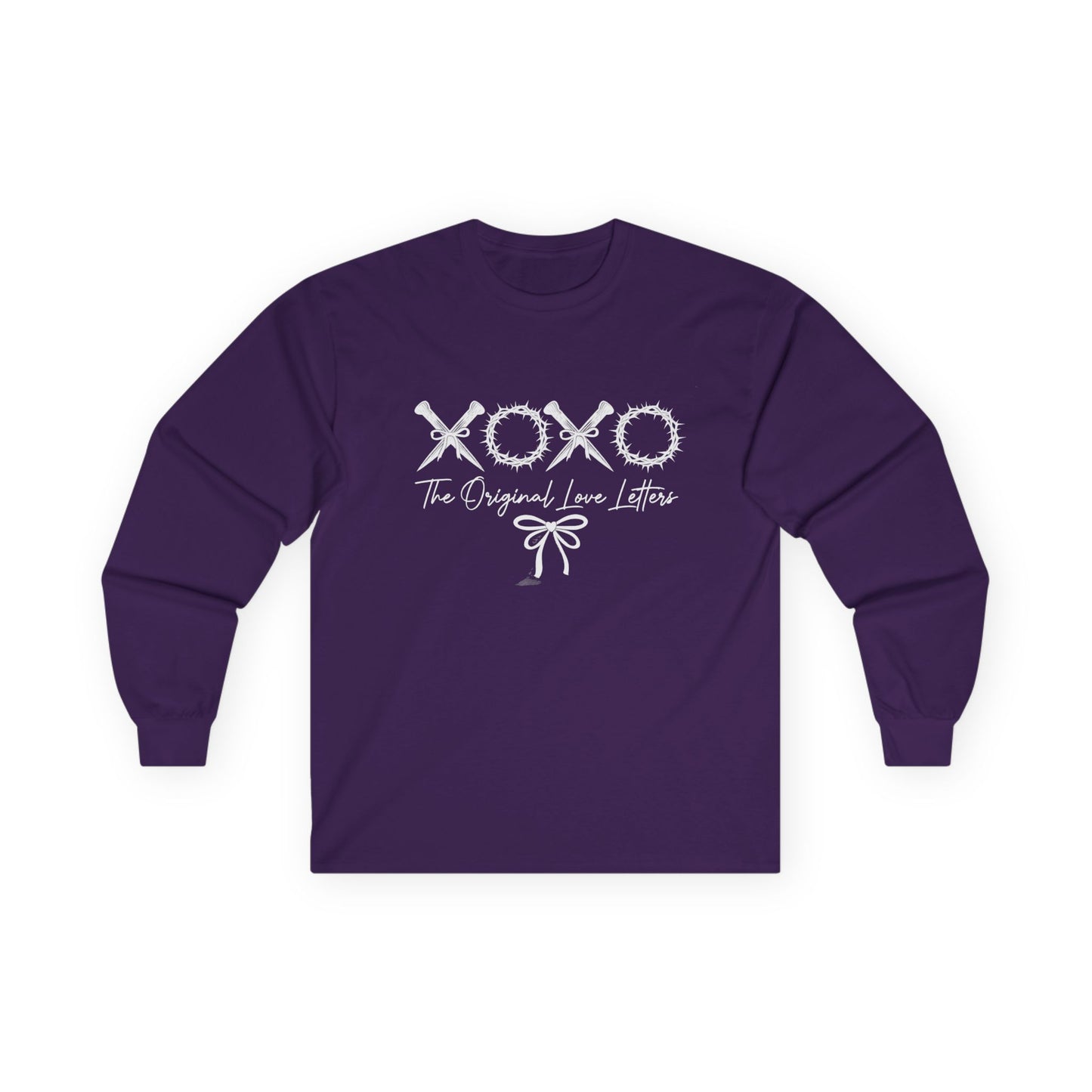 Long Sleeve Tee — XOXO 'The Original Love Letters' Valentine's Graphic Shirt
