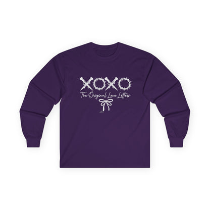 Long Sleeve Tee — XOXO 'The Original Love Letters' Valentine's Graphic Shirt