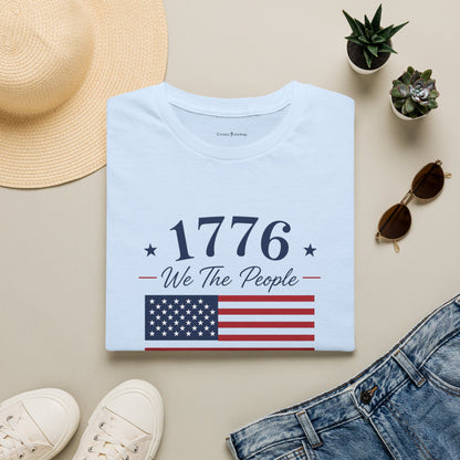 1776 We The People T-Shirt — American Flag Patriotic Tee for Independence Day