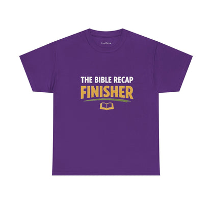 Bible Recap Finisher Tee – Christian Study Graduation Shirt