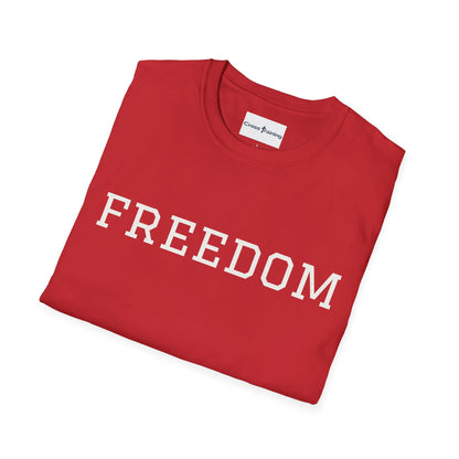 Freedom & Faith Unisex T-Shirt, Inspirational Tee, Casual Wear, Christian Apparel, Great for Everyday Use