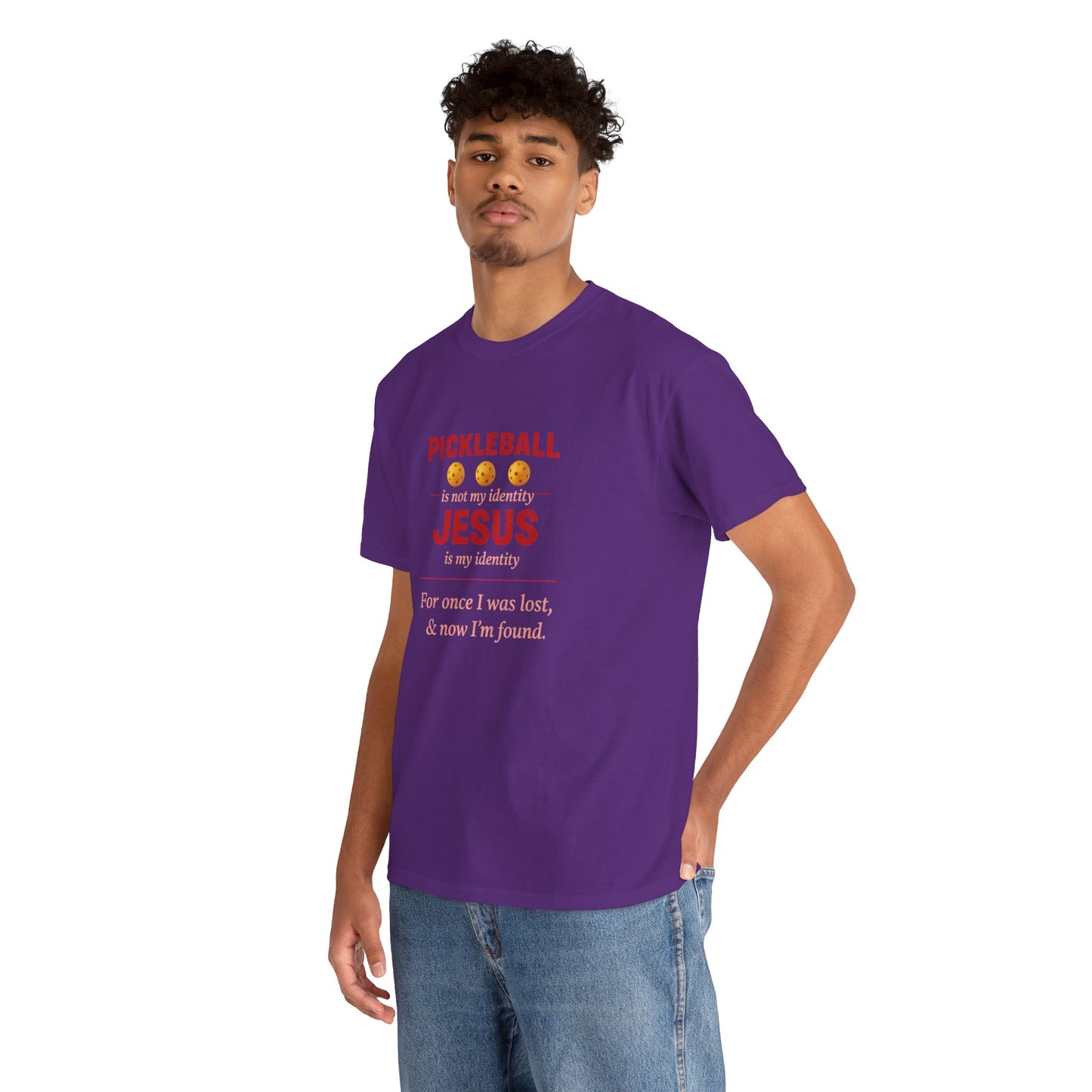 Pickleball Is Not My Identity — Jesus Is My Identity T-Shirt