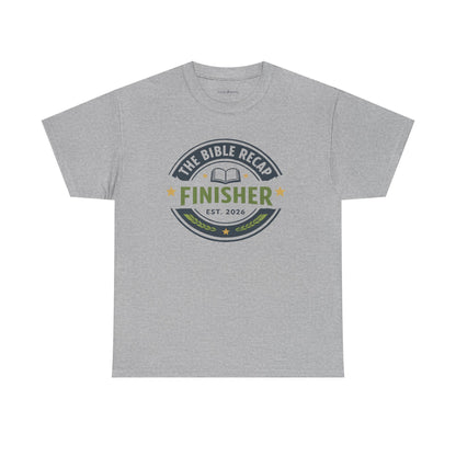 Bible Recap Finisher T‑Shirt — “Finisher” Faith Journey Tee
