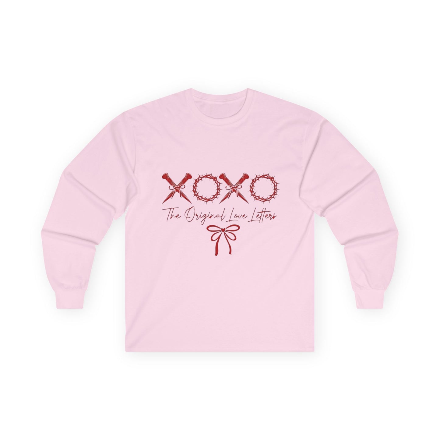 Long Sleeve Tee — XOXO 'The Original Love Letters' Valentine's Graphic Shirt