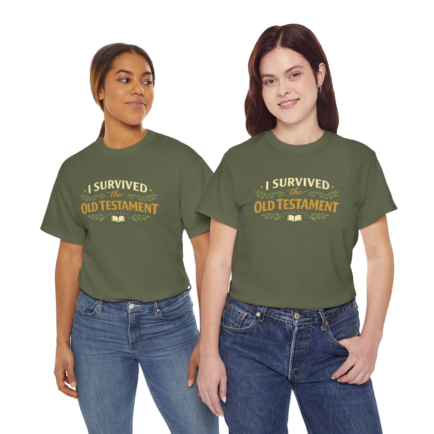 I Survived the Old Testament Tee — Funny Christian T-Shirt