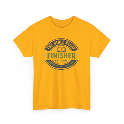 Bible Recap Finisher T‑Shirt — “Finisher” Faith Journey Tee