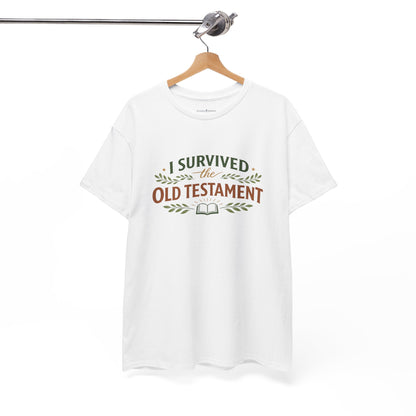 I Survived the Old Testament Tee – Funny Christian Bible Study Shirt