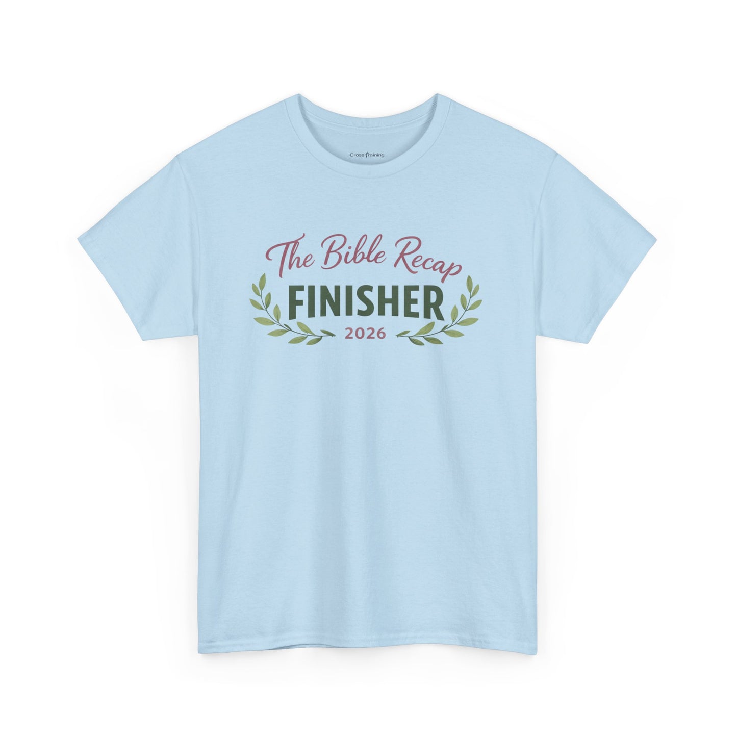 Bible Recap Finisher 2026 T-Shirt — Faith Journey Graduation Tee