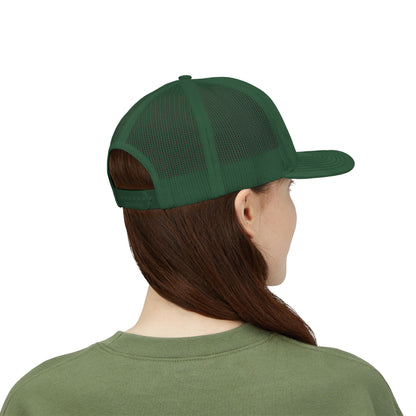 Embroidered Faith Retreat Trucker Cap — 'Faithful God' Family Ministry Snapback