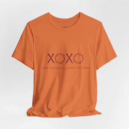 XOXO Floral Tee — "The Original Love Letters" Valentine's Graphic T-Shirt