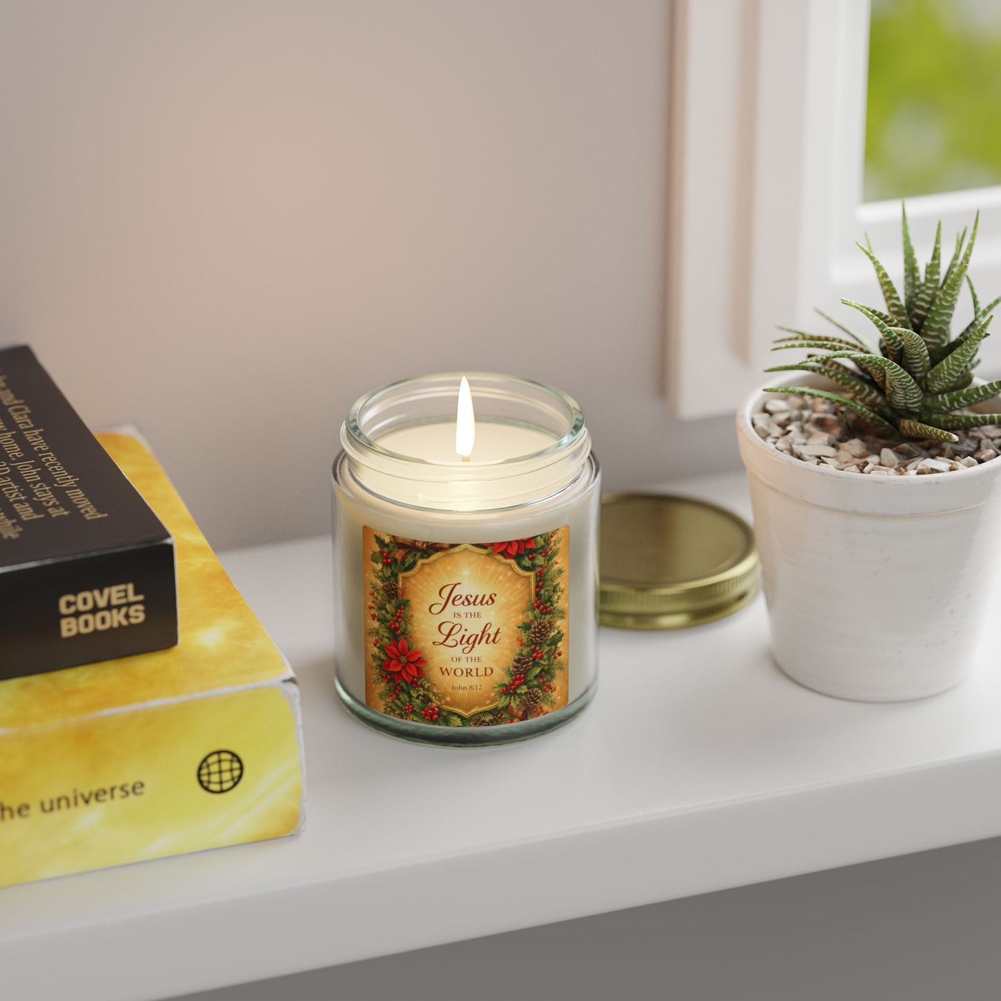 Scented Candles, Coconut Apricot Wax (4oz)