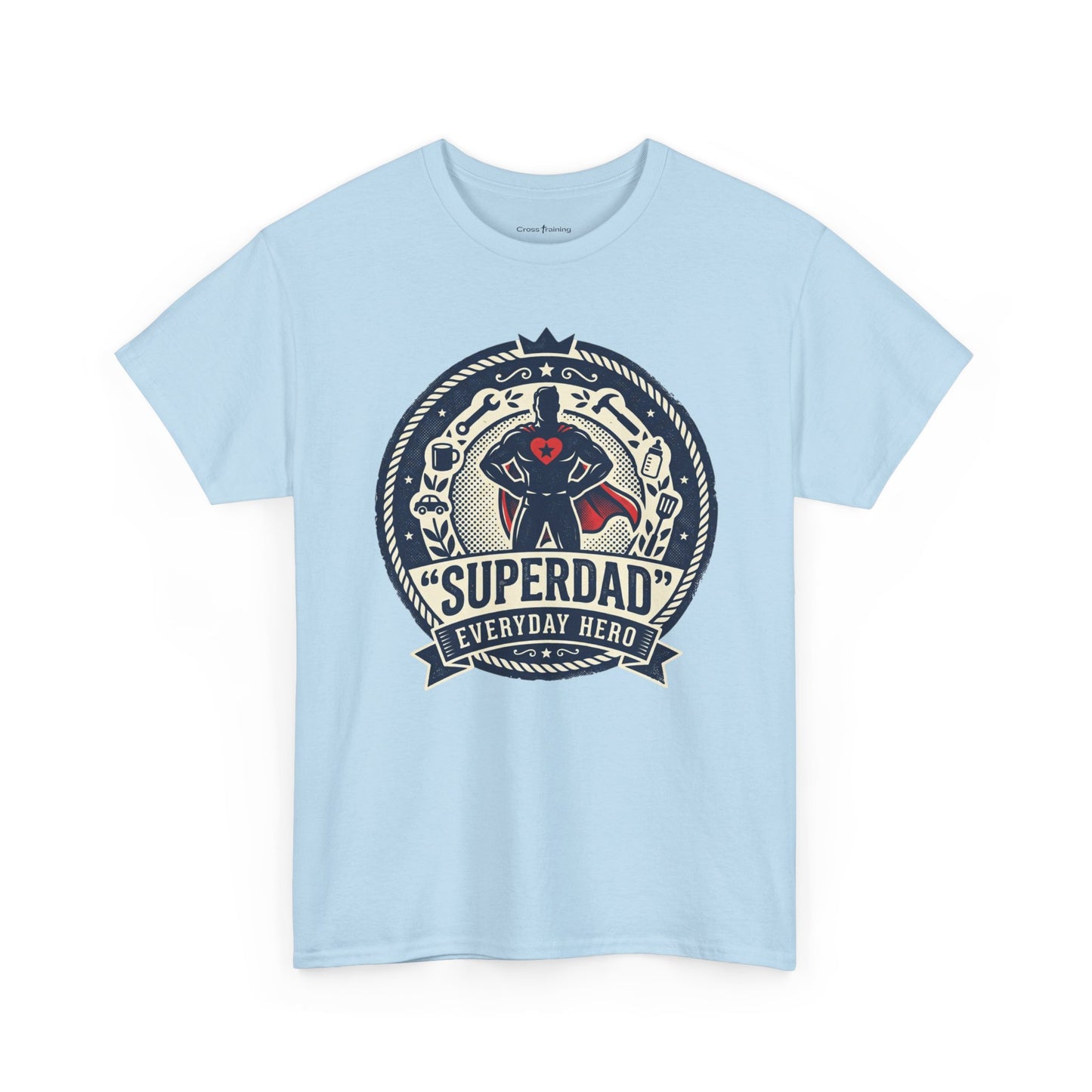 Superdad Everyday Hero T-Shirt — Father’s Day Retro Superhero Tee