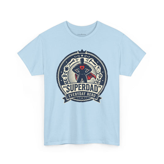 Superdad Everyday Hero T-Shirt — Father’s Day Retro Superhero Tee