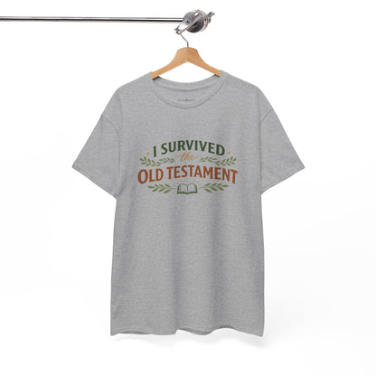 I Survived the Old Testament Tee – Funny Christian Bible Study Shirt