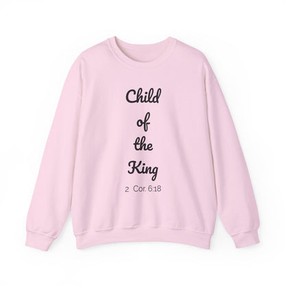 Child of the King Crewneck Sweatshirt | Inspirational Gift, Faith Apparel, Cozy Fashion, Christian Sweatshirt, Unisex Clothing