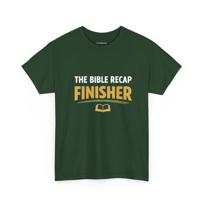 Bible Recap Finisher Tee – Christian Study Graduation Shirt
