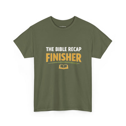 Bible Recap Finisher Tee – Christian Study Graduation Shirt
