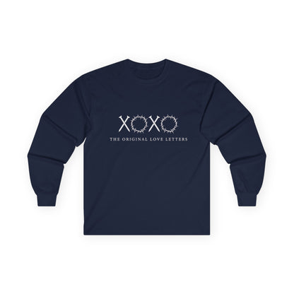 XOXO Barbed Wire Long Sleeve Tee — "The Original Love Letters" Graphic Shirt