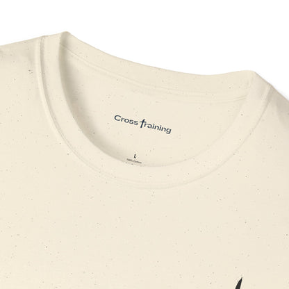 Minimal Cross T-Shirt – Small Chest Christian Cross Tee