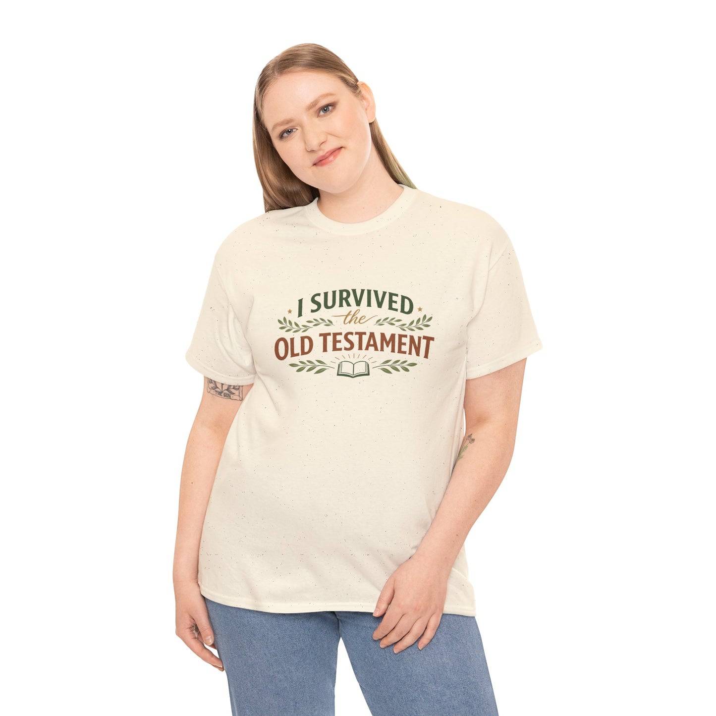 I Survived the Old Testament Tee – Funny Christian Bible Study Shirt