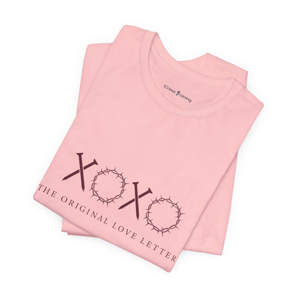 XOXO Floral Tee — "The Original Love Letters" Valentine's Graphic T-Shirt