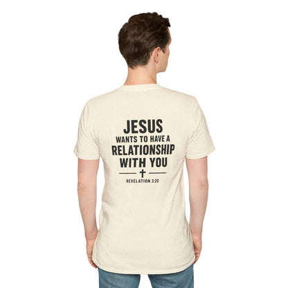 Minimal Cross T-Shirt – Small Chest Christian Cross Tee