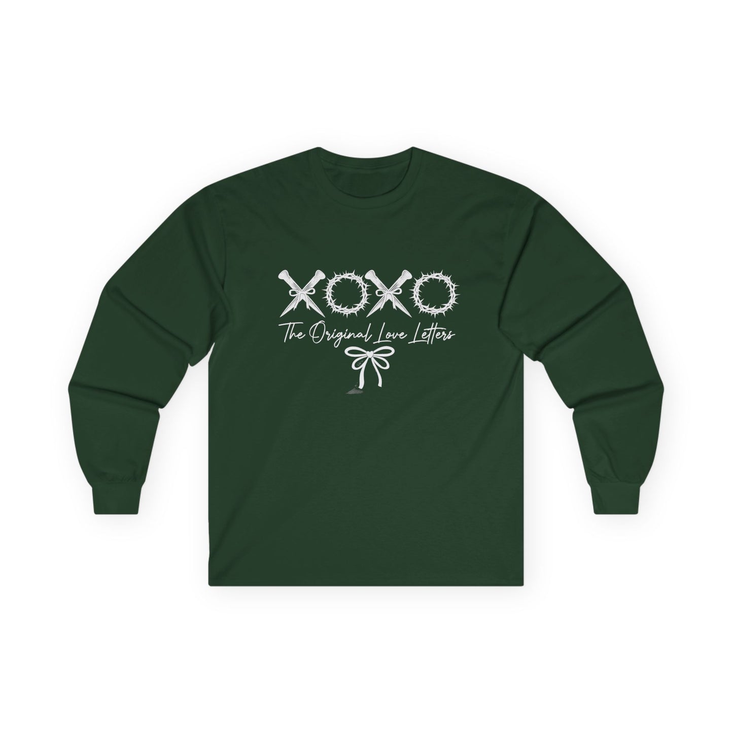 Long Sleeve Tee — XOXO 'The Original Love Letters' Valentine's Graphic Shirt
