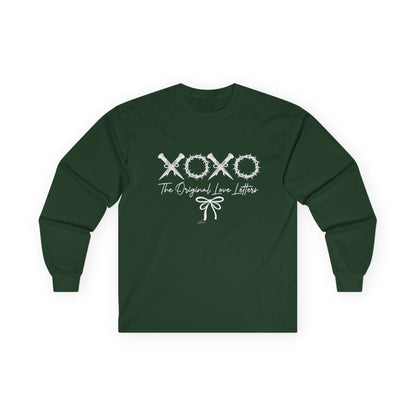 Long Sleeve Tee — XOXO 'The Original Love Letters' Valentine's Graphic Shirt