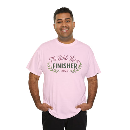 Bible Recap Finisher 2026 T-Shirt — Faith Journey Graduation Tee