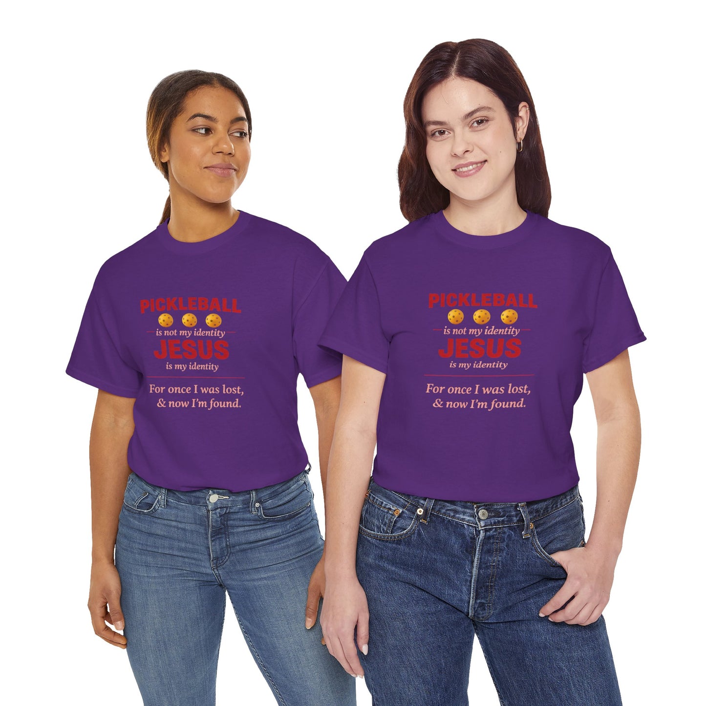 Pickleball Is Not My Identity — Jesus Is My Identity T-Shirt