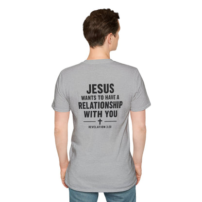 Minimal Cross T-Shirt – Small Chest Christian Cross Tee