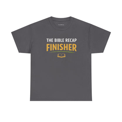 Bible Recap Finisher Tee – Christian Study Graduation Shirt