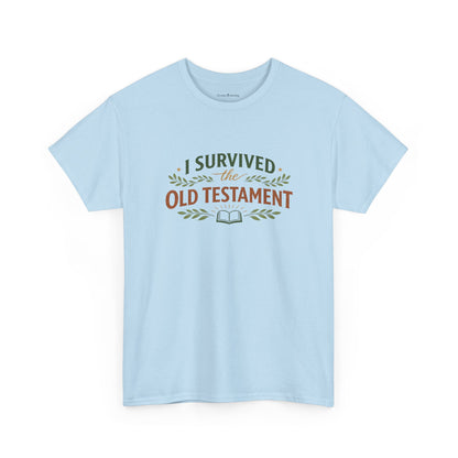 I Survived the Old Testament Tee – Funny Christian Bible Study Shirt