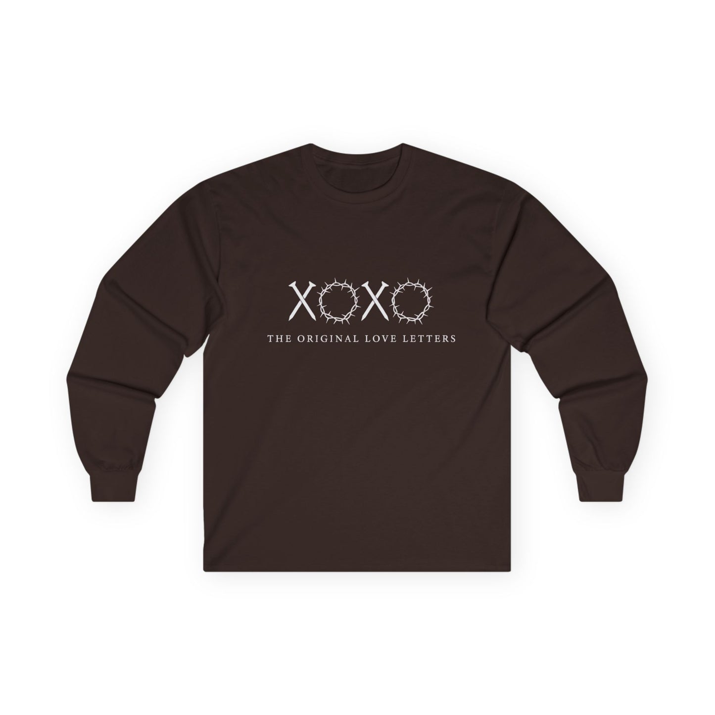 XOXO Barbed Wire Long Sleeve Tee — "The Original Love Letters" Graphic Shirt