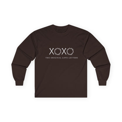 XOXO Barbed Wire Long Sleeve Tee — "The Original Love Letters" Graphic Shirt