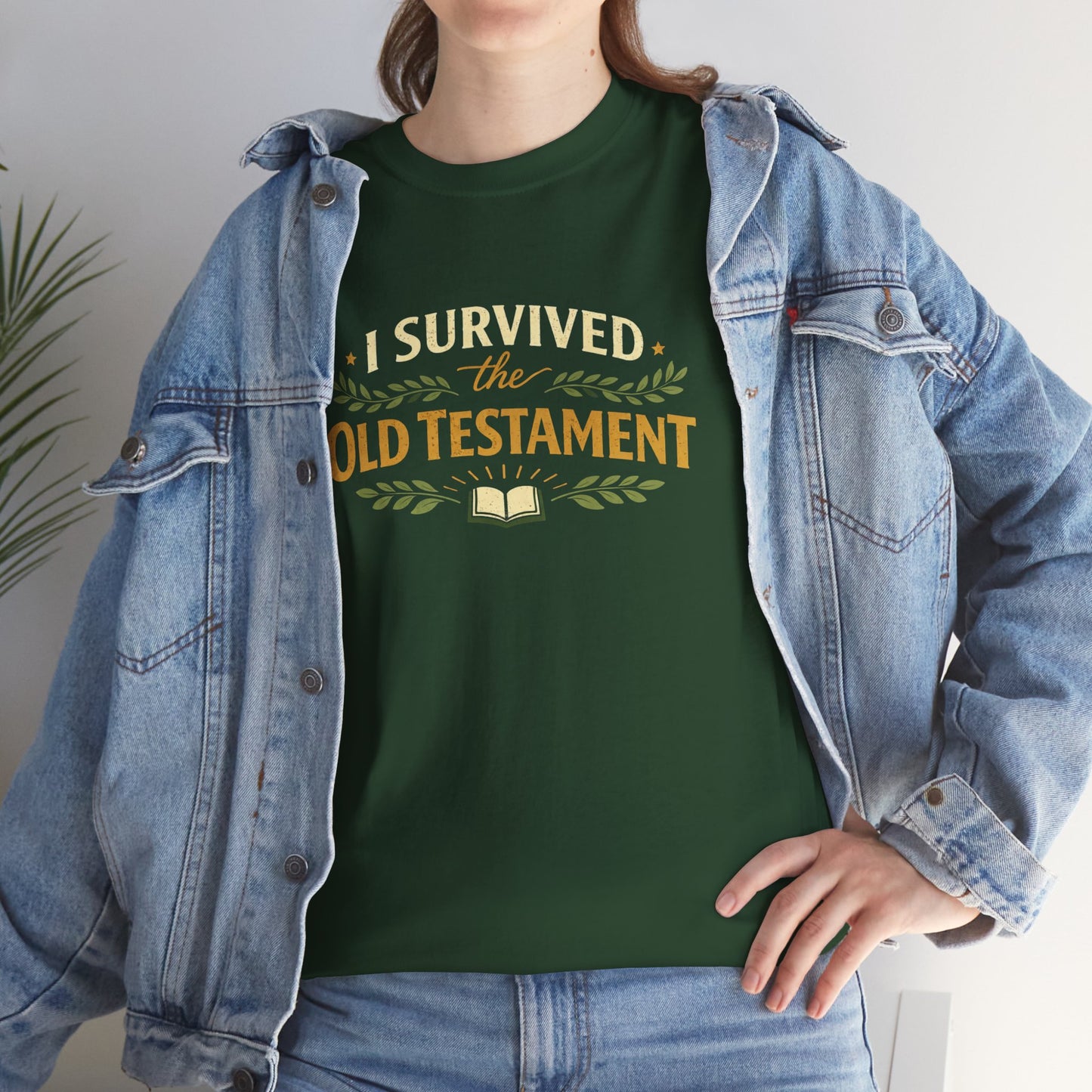 I Survived the Old Testament Tee — Funny Christian T-Shirt