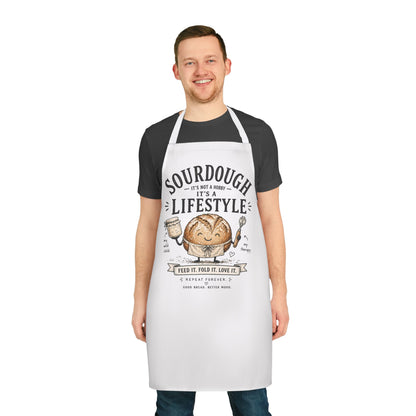Sourdough Apron — "Sourdough: It's Not a Hobby, It's a Lifestyle" Baker's Apron